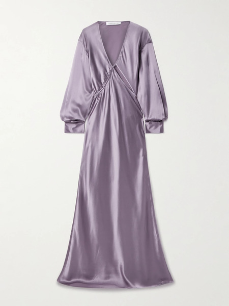  Christopher Esber Christopher Esber - Cutout Silk-satin Maxi Dress - Lilac 