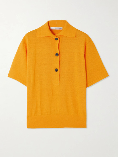  Christopher Esber Christopher Esber - Knitted Polo Shirt - Orange 