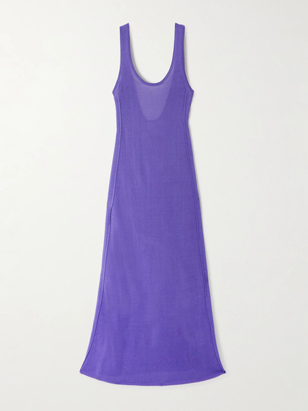  Christopher John Rogers Christopher John Rogers - Knitted Maxi Dress - Purple 