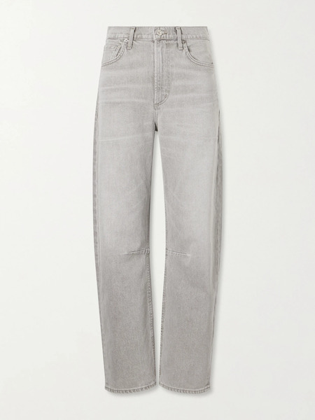  Citizens Of Humanity Citizens Of Humanity - Miro Mid-rise Barrel-leg Jeans - Gray 
