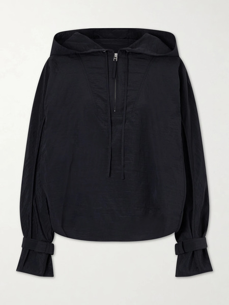  Co Co - Embellished Recycled-shell Half-zip Jacket - Black 