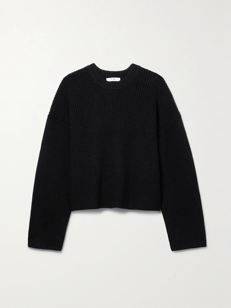  Co Co - Ribbed Wool Sweater - Black 