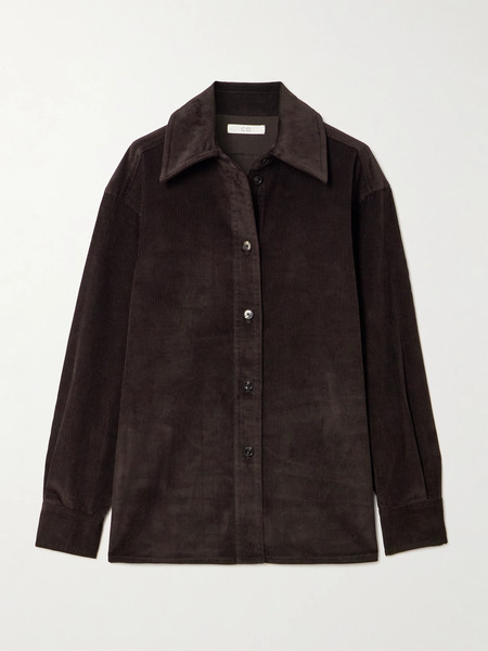  Co Co - Cotton-corduroy Shirt - Chocolate 