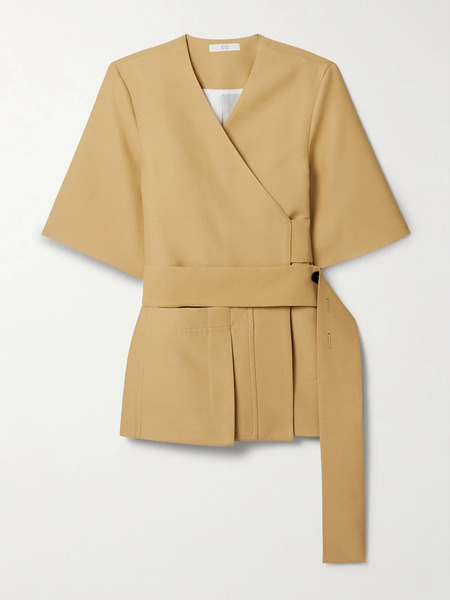  Co Co - Woven Wrap Top - Camel 