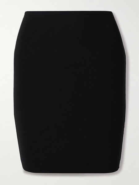  Commando Commando - Half Slip Control Layered Stretch Mini Skirt - Black 