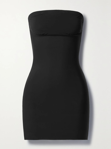  Commando Commando - Two-faced Tech Strapless Stretch-jersey Slip - Black 