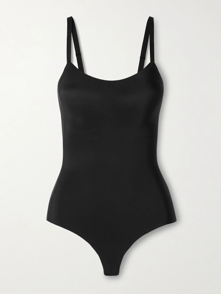  Commando Commando - Zone Smoothing Stretch-jersey Thong Bodysuit - Black 