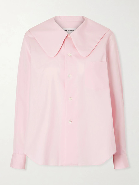  Comme Des Garçons Girl Comme Des Garçons Girl - Cotton-poplin Shirt - Pink 