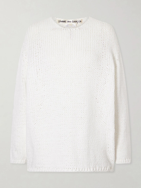  Comme Des Garçons Comme Des Garçons - Knitted Sweater - White 