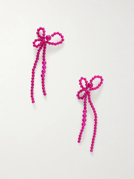  Completedworks Completedworks - Chalcedony Bead Earrings - Pink 