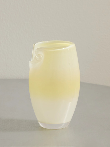  Completedworks Completedworks - Mini Recycled-glass Vase - Pastel Yellow 