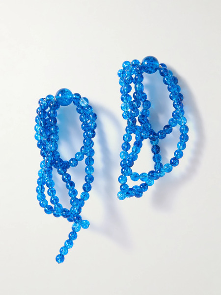  Completedworks Completedworks - Recycled Silver Quartz Earrings - Blue 