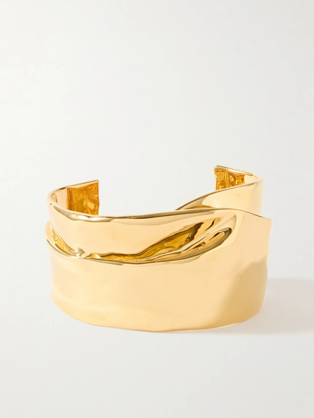  Completedworks Completedworks - Ridge Gold-plated Cuff - M 