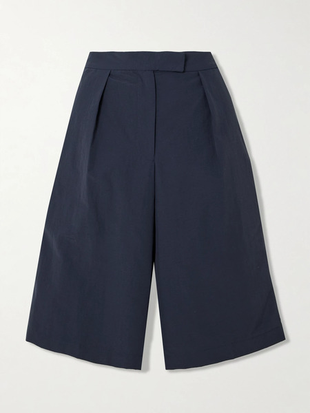  Conner Ives Conner Ives - Pleated Woven Shorts - Navy 