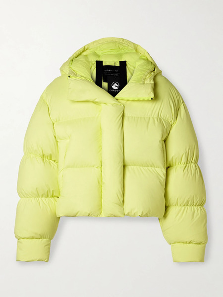  Cordova Cordova - Aomori Hooded Quilted Down Ski Jacket - Yellow 