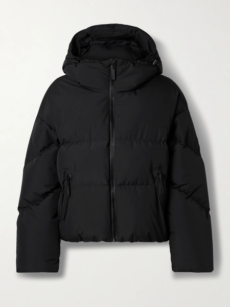  Cordova Cordova - Meribel Hooded Quilted Recycled Down Ski Jacket - Black 