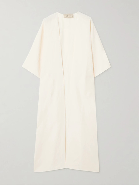  Cortana Cortana - Bambina Linen Coat - Ivory 