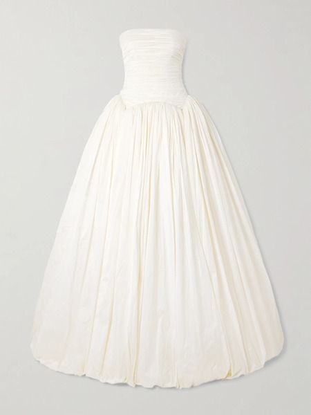  Danielle Frankel Danielle Frankel - Drew Strapless Taffeta Gown - Ivory 