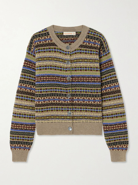  Daughter &daughter - Ada Fair Isle Wool Cardigan - Multi 