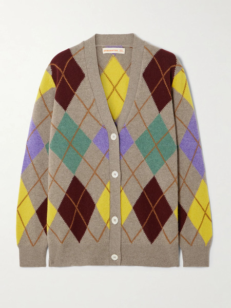  Daughter &daughter - Argyle Wool Cardigan - Multi 