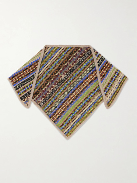  Daughter &daughter - Fair Isle Cashmere Scarf - Multi 