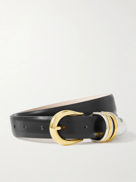  Déhanche Déhanche - Hollyhock Embellished Leather Belt - Black 