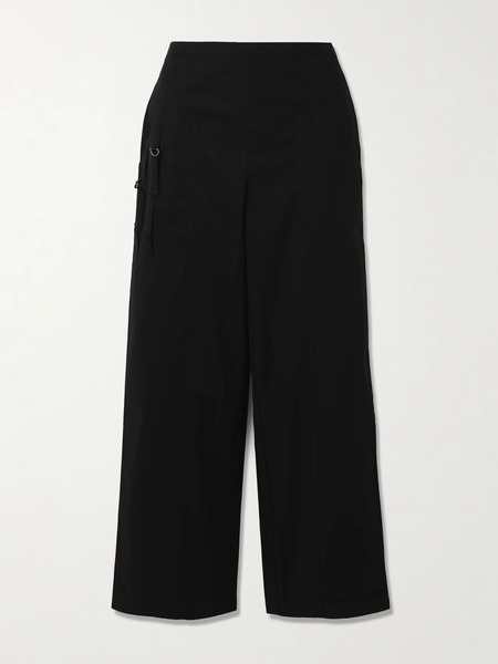  Deiji Studios Deiji Studios - Adjust Pocket Cotton-twill Pants - Black 