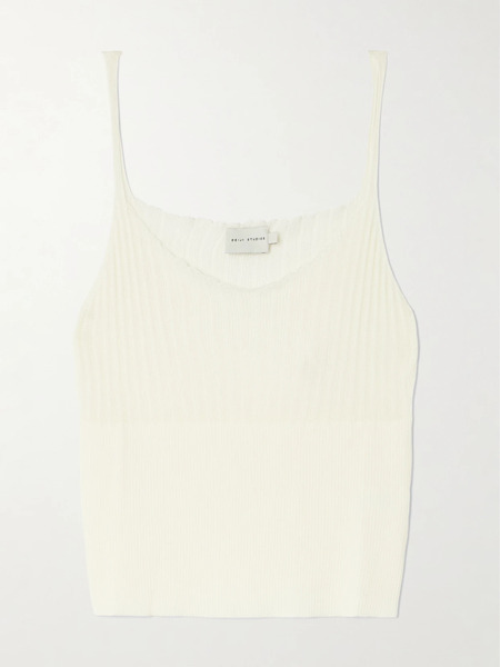  Deiji Studios Deiji Studios - Ribbed Lyocell Tank - White 