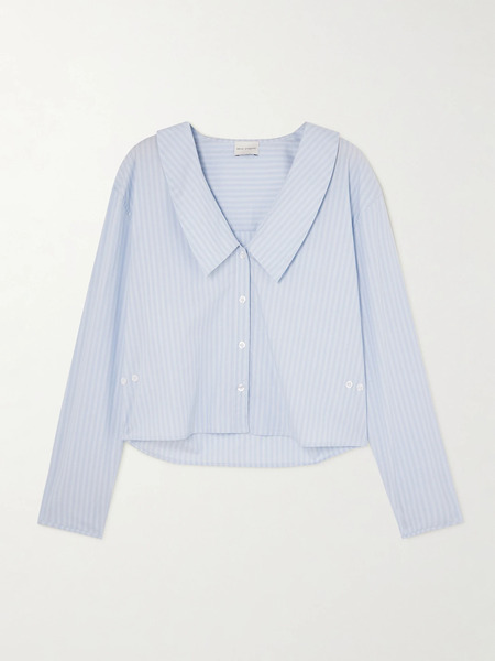  Deiji Studios Deiji Studios - Striped Organic Cotton Shirt - Blue 