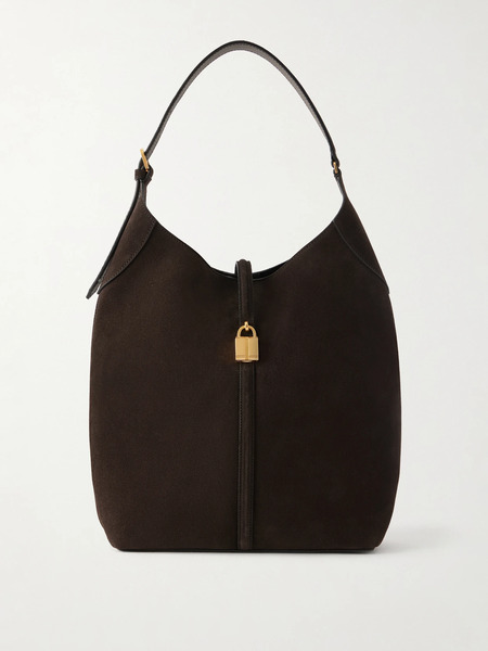  Demellier Demellier - The Siena Large Suede Bucket - Chocolate 