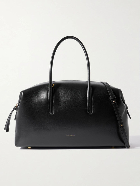  Demellier Demellier - The Stockholm Midi Textured-leather Tote - Black 