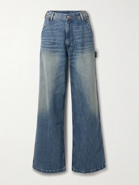  Denimist Denimist - Teri High-rise Wide-leg Jeans - Mid Denim 