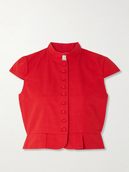  Destree Destree - Amoako Cotton Blouse - Red 