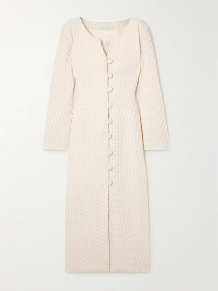  Destree Destree - Carmen Flutter Woven Coat - Ecru 