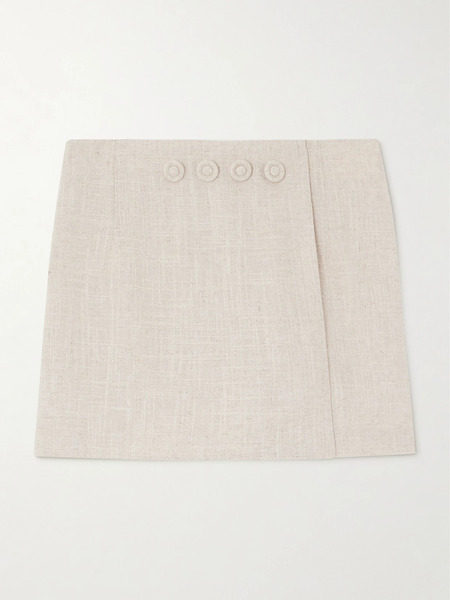  Destree Destree - Jean Embellished Woven Mini Skort - Ecru 
