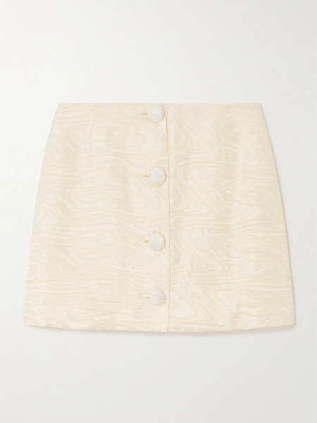  Destree Destree - Lucio Fil Coupé Mini Skirt - Ivory 