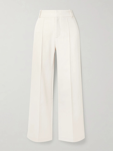  Destree Destree - Yoshitomo Pleated Denim Straight-leg Pants - Ecru 
