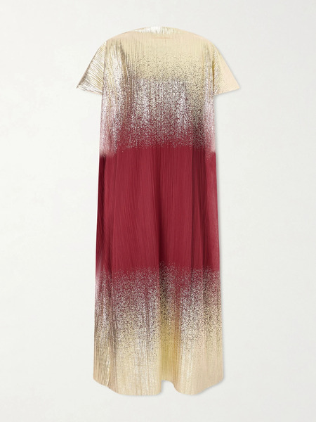  Dima Ayad Dima Ayad - Metallic Degrade Gown - Burgundy 