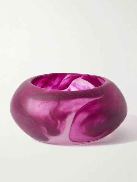  Dinosaur Designs Dinosaur Designs - Boulder Resin Bangle - Dark Purple 