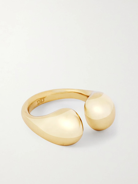  Dinosaur Designs Dinosaur Designs - Sprout Gold-tone Ring - One Size 