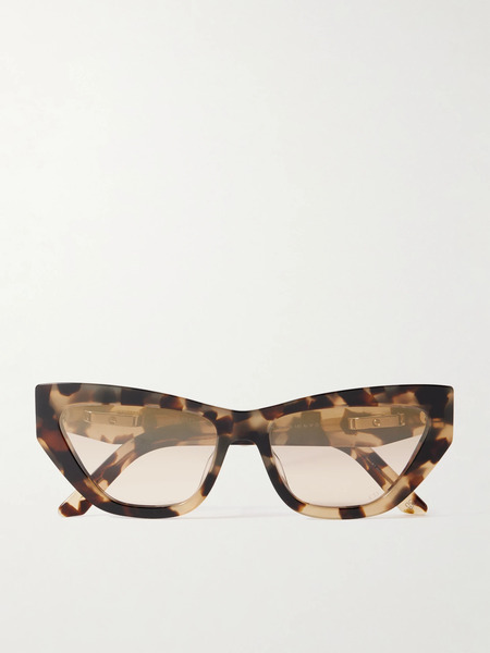  Dior Eyewear Dior Eyewear - Cdior B6i Cat-eye Tortoiseshell Acetate Sunglasses - Brown 