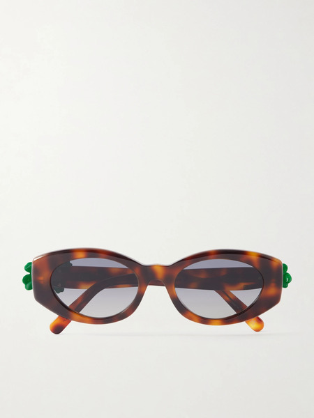  Dior Eyewear Dior Eyewear - Clover B1i Oval Sunglasses - Tortoiseshell 