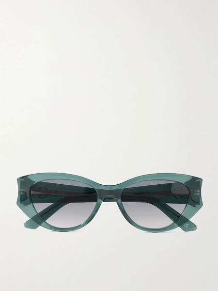  Dior Eyewear Dior Eyewear - Diorglow B1i Cat-eye Acetate Sunglasses - Turquoise 