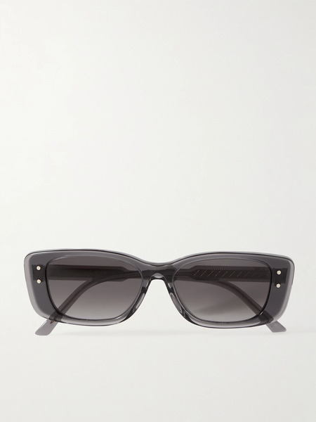  Dior Eyewear Dior Eyewear - Diorhighlight S2i Rectangular-frame Acetate Sunglasses - Gray 