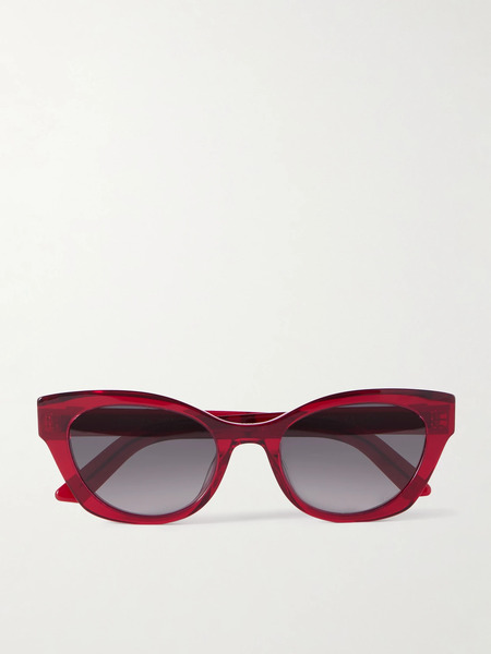  Dior Eyewear Dior Eyewear - Diormidnight B2i Cat-eye Acetate Sunglasses - Red 