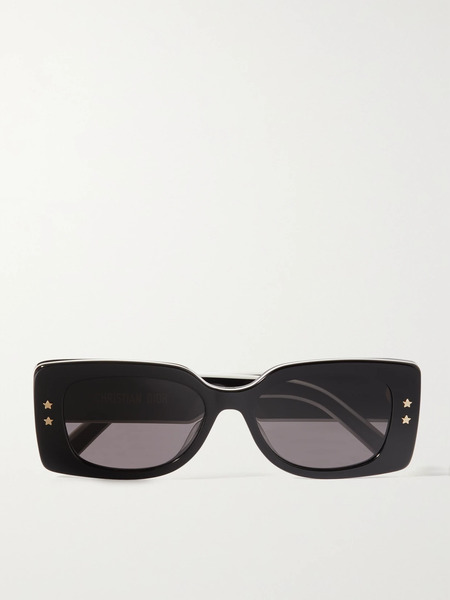  Dior Eyewear Dior Eyewear - Diorpacific S1u Square-frame Acetate Sunglasses - Black 