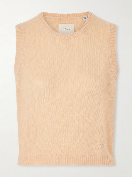  Dôen Dôen - Louden Cashmere Vest - Peach 