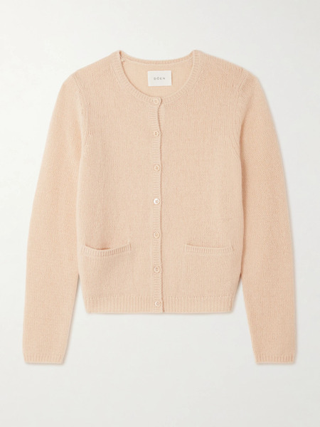  Dôen Dôen - Thea Cashmere Cardigan - Peach 