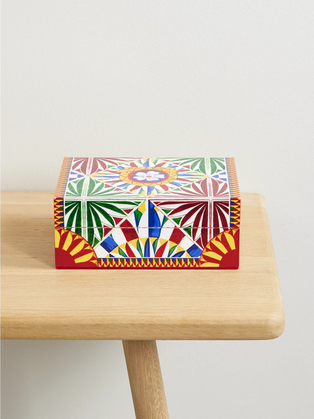  Dolce & Gabbana Dolce & Gabbana - Caretto Printed Plexiglass Box - Red 