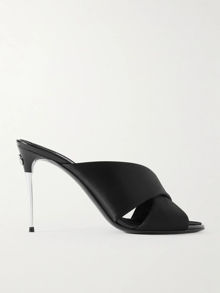  Dolce & Gabbana Dolce & Gabbana - Satin Mules - Black 